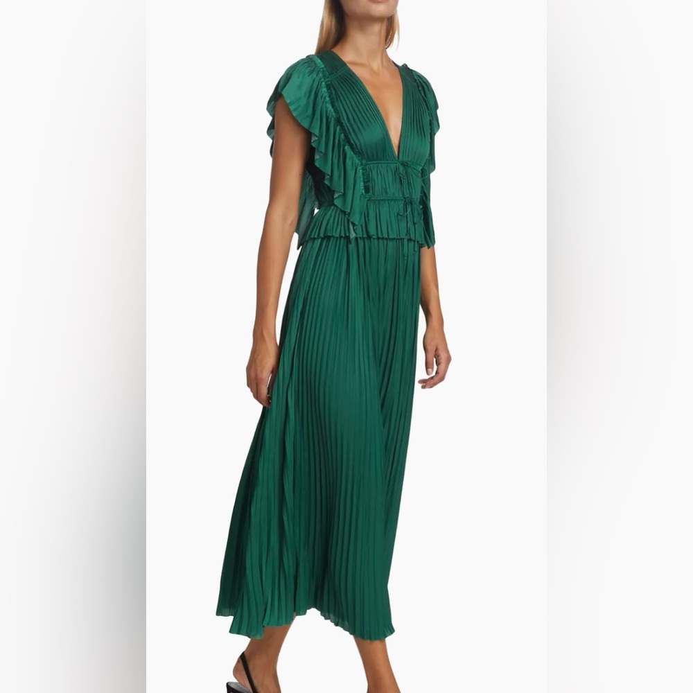Ulla Johnson Letty Pleated Dress NWT